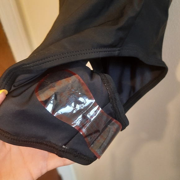 NWT Ocean Blues Blue Palm Leaves Print One Piece Swimsuit - Picture 11 of 14